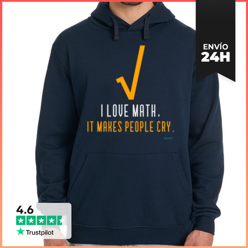 Sudadera Unisex Con Capucha Amo Las Matemáticas Hacen Llorar A La - latostadora.com - Modalova