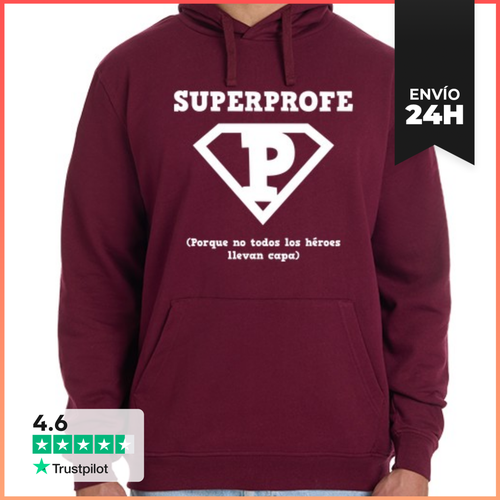 Sudadera Unisex Con Capucha SuperProfe LaTostadora - latostadora.com - Modalova