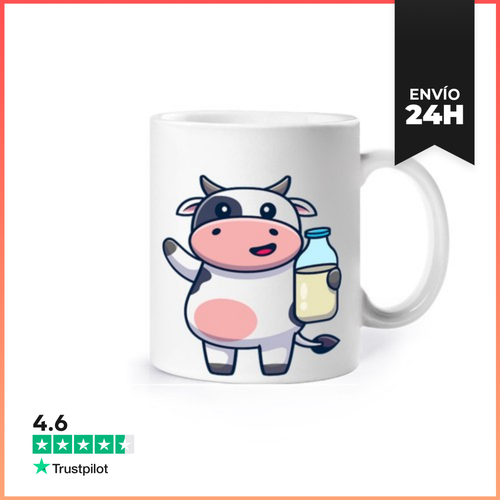 Taza Vaca Con Una Botella De Leche LaTostadora - latostadora.com - Modalova