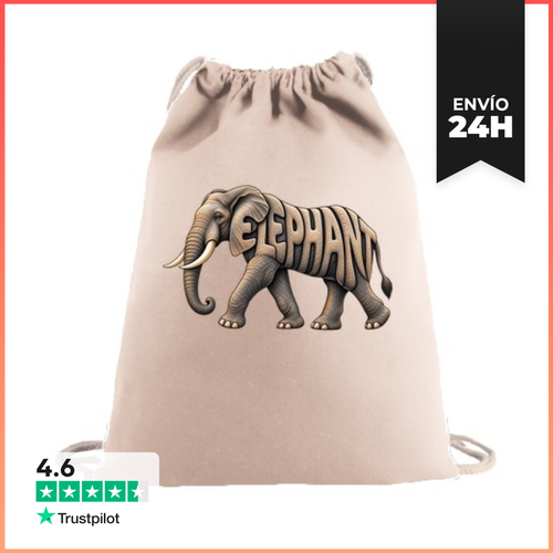 Mochila Saco Con Cuerdas Elefante LaTostadora - latostadora.com - Modalova