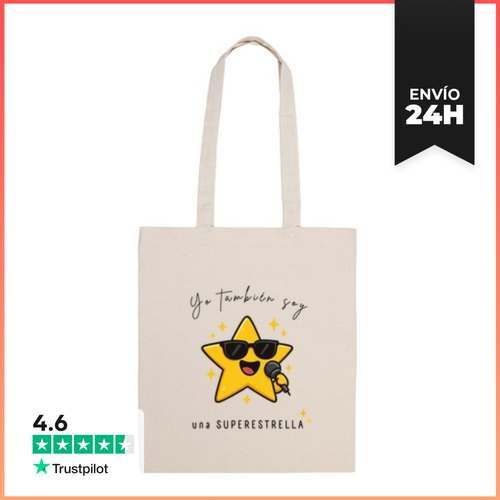 Bolsa De Tela Tote Bolsa Superestrella LaTostadora - latostadora.com - Modalova