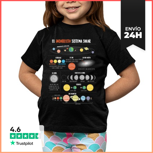 Camiseta Clásica Para Niños Sistema Solar LaTostadora - latostadora.com - Modalova