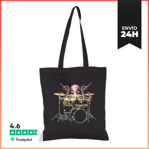 Bolsa De Tela Drummer Pulpo LaTostadora - latostadora.com - Modalova