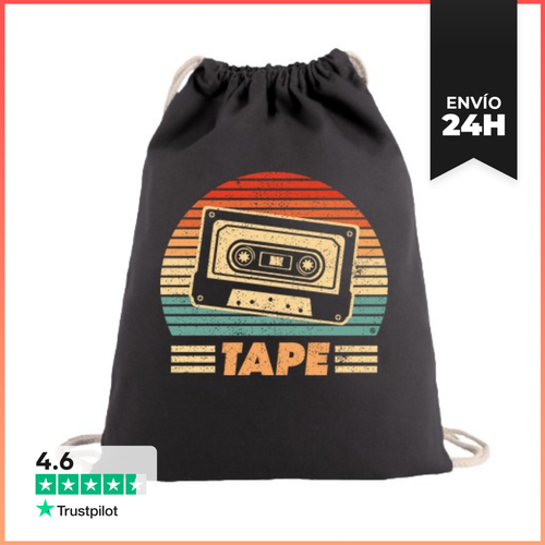Mochila Saco Con Cuerdas Retro Tape LaTostadora - latostadora.com - Modalova