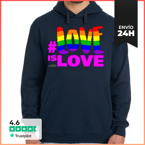 Sudadera Unisex Con Capucha Love Is Love LaTostadora - latostadora.com - Modalova