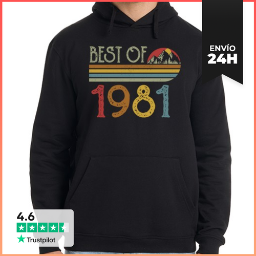 Sudadera Unisex Con Capucha Best Of 1981 LaTostadora - latostadora.com - Modalova