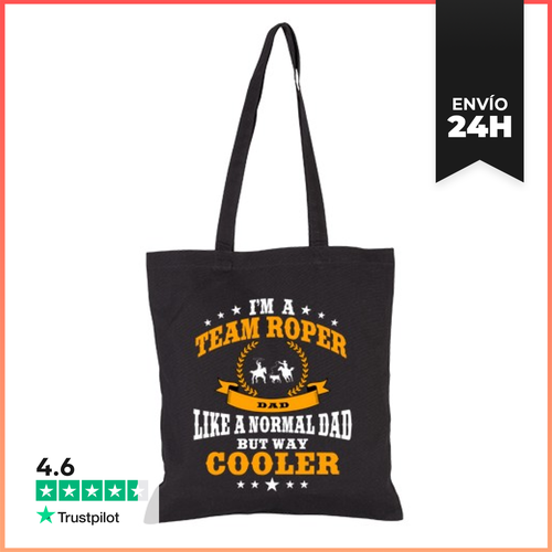 Bolsa De Tela Papá Vaquero De Equipo De Lazo Divertido Rodeo - latostadora.com - Modalova