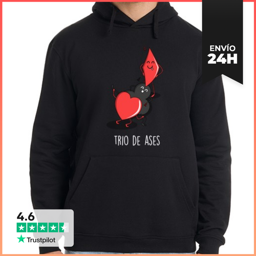 Sudadera Unisex Con Capucha Trío De Ases LaTostadora - latostadora.com - Modalova