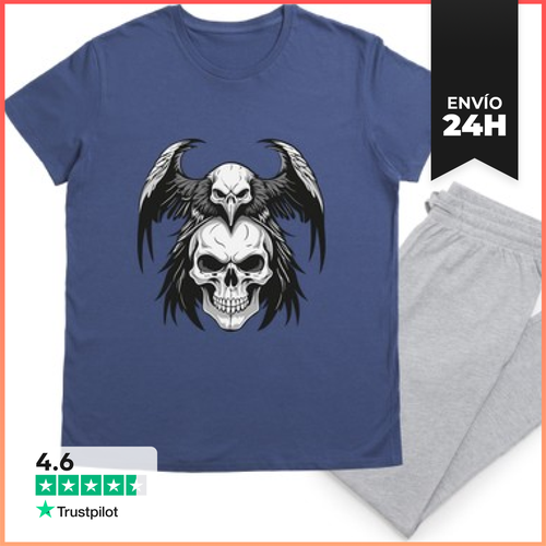 Pijama Calavera Y Cuervos LaTostadora - latostadora.com - Modalova