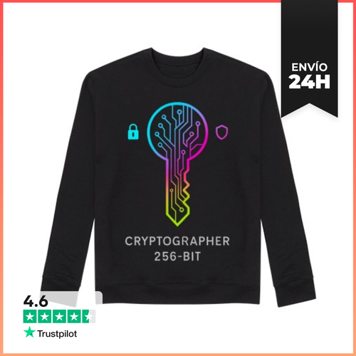 Sudadera Unisex Ciberseguridad Criptógrafo 256 Bits LaTostadora - latostadora.com - Modalova