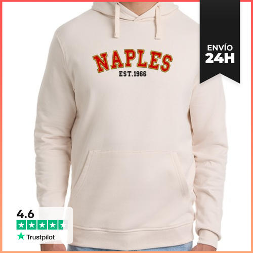 Sudadera Unisex Con Capucha Nápoles Est 1966 LaTostadora - latostadora.com - Modalova
