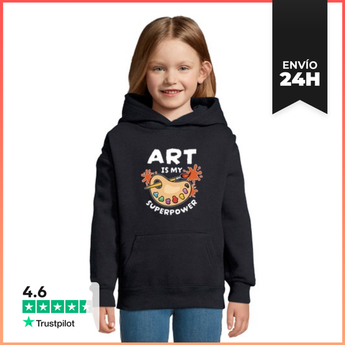 Sudadera Para Niños Con Capucha Profesora De Artes Plásticas - latostadora.com - Modalova