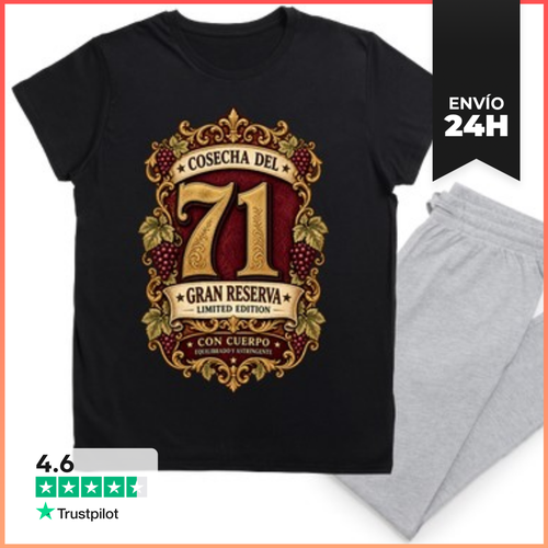 Pijama Cosecha Del 71, Gran Reserva, Limited Edition, Con Cuerpo - latostadora.com - Modalova