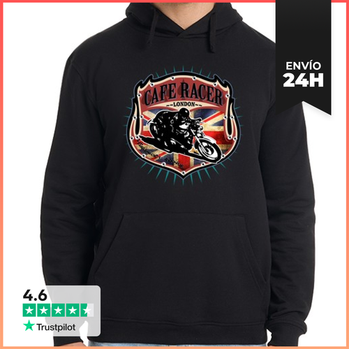 Sudadera Unisex Con Capucha Cafe Racer 2 LaTostadora - latostadora.com - Modalova