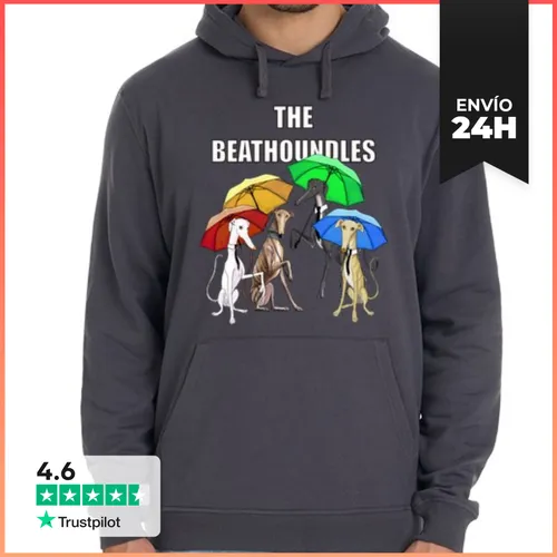 Sudadera Unisex Con Capucha Galgos Paraguas LaTostadora - latostadora.com - Modalova
