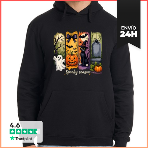 Sudadera Unisex Con Capucha Spooky Season Halloween For Adults - latostadora.com - Modalova