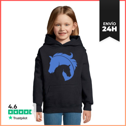 Sudadera Para Niños Con Capucha Caballo Y Potro LaTostadora - latostadora.com - Modalova