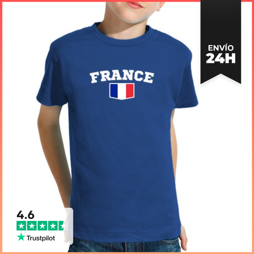 Camiseta Clásica Para Niños Camiseta Francia Personalizable Niño - latostadora.com - Modalova