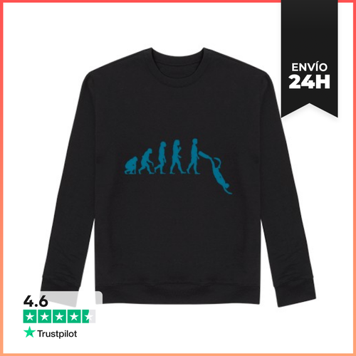 Sudadera Unisex Apnea De Buceo Libre Evolución De Buceo - latostadora.com - Modalova
