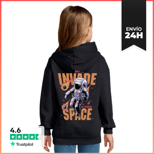 Sudadera Para Niños Con Capucha NO INVALES MI ESPACIO DE CONFORT - latostadora.com - Modalova