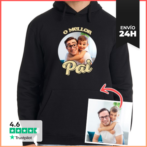 Sudadera Unisex Con Capucha Efecto Animación 3D Sudadera O Mellor - latostadora.com - Modalova