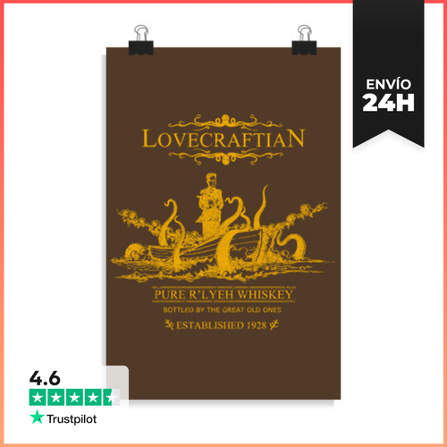 Póster Vertical R39lyeh Whisky LaTostadora - latostadora.com - Modalova