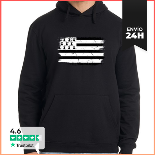 Sudadera Unisex Con Capucha Bandera Bretona Breizh Bretaña - latostadora.com - Modalova
