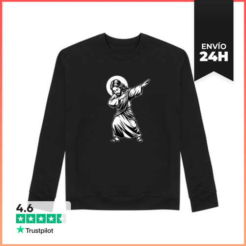 Sudadera Unisex Jesús Dabbing - Sátira De Meme De Baile - latostadora.com - Modalova