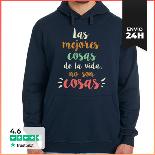 Sudadera Unisex Con Capucha Las Mejores Cosas De La Vida - latostadora.com - Modalova