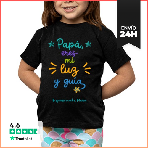 Camiseta Clásica Para Niños Papá, Eres Mi Luz Y Guía LaTostadora - latostadora.com - Modalova