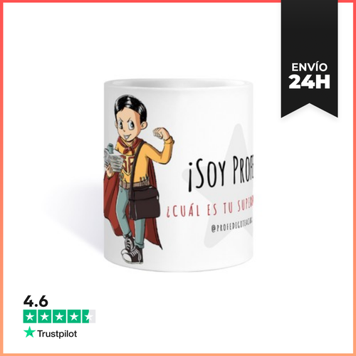 Taza Soy Profe Cuál Es Tu Superpoder LaTostadora - latostadora.com - Modalova