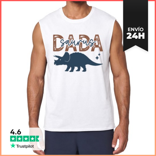 Camiseta Sin Mangas DADA SAURUS TRICERATOPS LaTostadora - latostadora.com - Modalova