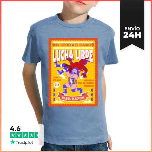 Camiseta Clásica Para Niños LUCHA LIBRE LaTostadora - latostadora.com - Modalova
