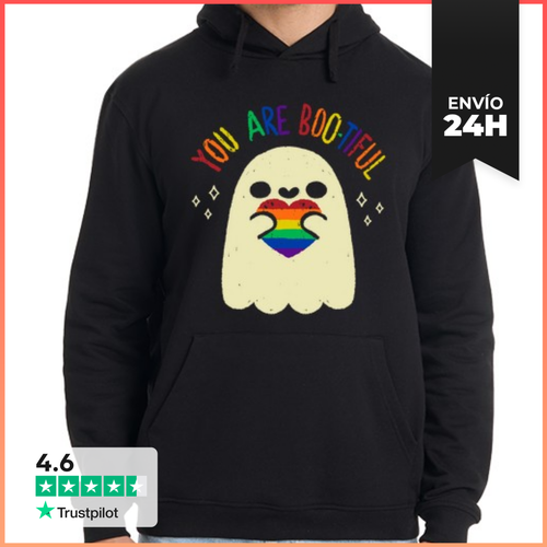 Sudadera Unisex Con Capucha Eres Un Hermoso Corazón Arcoíris - latostadora.com - Modalova