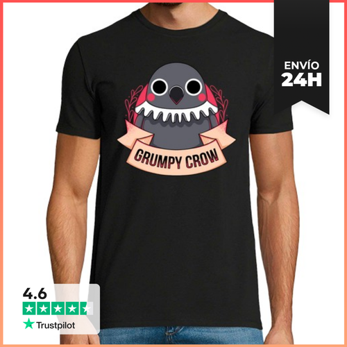 Camiseta Hombre Clásica Grumpy Crow LaTostadora - latostadora.com - Modalova