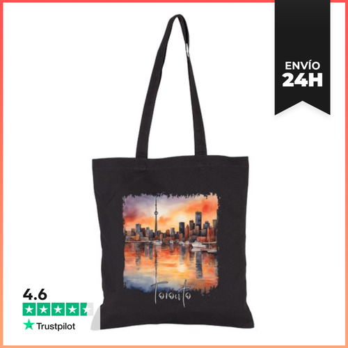 Bolsa De Tela Acuarela De Toronto, Toronto Canadá LaTostadora - latostadora.com - Modalova