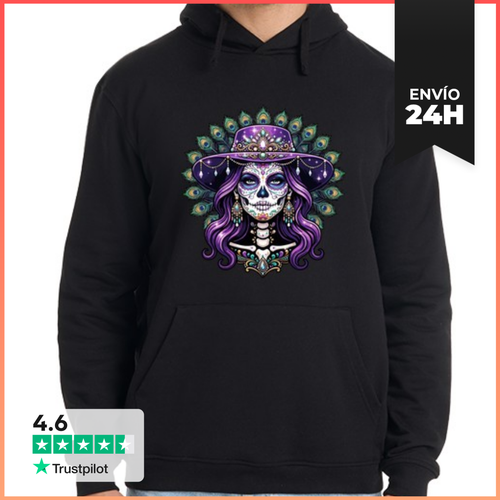 Sudadera Unisex Con Capucha Día De Los Muertos Día De Muertos - latostadora.com - Modalova