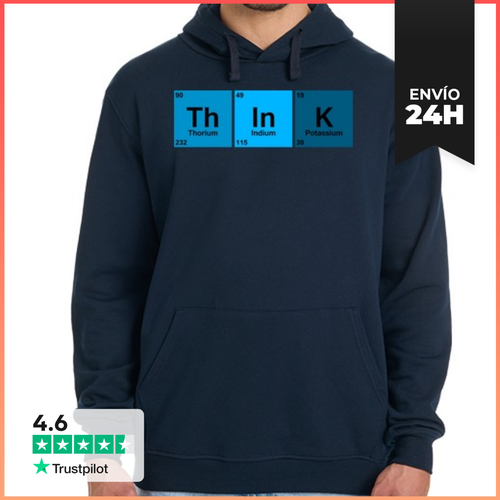 Sudadera Unisex Con Capucha Think Blue LaTostadora - latostadora.com - Modalova