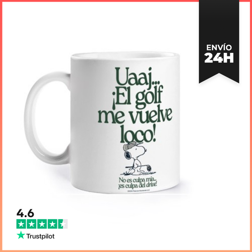 Taza Snoopy Golfista LaTostadora - latostadora.com - Modalova