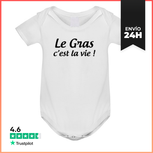 Body Bebé La Grasa Que Es La Vida / Kaamelott LaTostadora - latostadora.com - Modalova