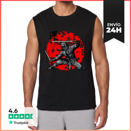 Camiseta Sin Mangas La Batalla Ninja Comienza LaTostadora - latostadora.com - Modalova