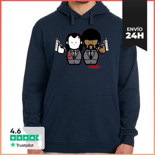 Sudadera Unisex Con Capucha Pulp Fiction 2 LaTostadora - latostadora.com - Modalova