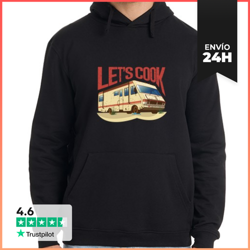 Sudadera Unisex Con Capucha Let's Cook Breaking Bad LaTostadora - latostadora.com - Modalova