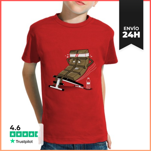 Camiseta Clásica Para Niños Choco Abdominal LaTostadora - latostadora.com - Modalova