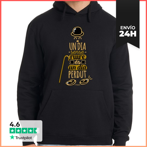 Sudadera Unisex Con Capucha Un Dia Sense Riure LaTostadora - latostadora.com - Modalova