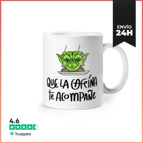 Taza Que La Cafeína Te Acompañe - Verde, Diestros LaTostadora - latostadora.com - Modalova