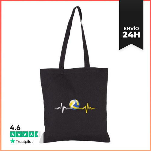 Bolsa De Tela Voleibol De Latidos Del Corazón LaTostadora - latostadora.com - Modalova