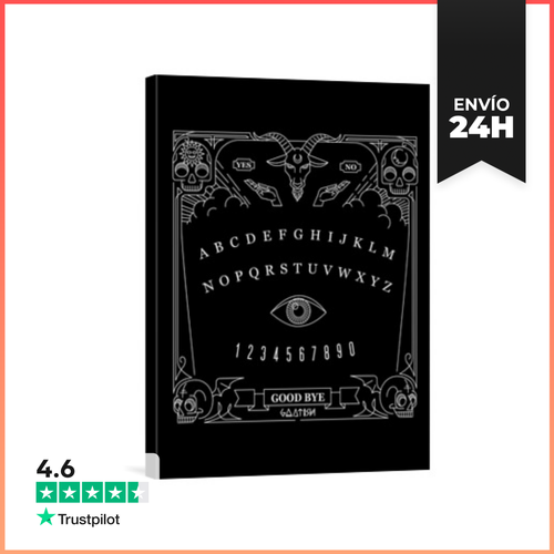Lienzo Vertical Tabla Ouija - Cabruno LaTostadora - latostadora.com - Modalova