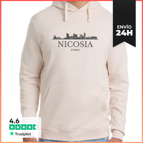 Sudadera Unisex Con Capucha Nicosia Chipre, Horizonte De Nicosia - latostadora.com - Modalova