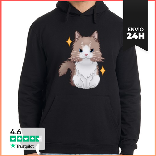 Sudadera Unisex Con Capucha Ragdoll Bicolor LaTostadora - latostadora.com - Modalova
